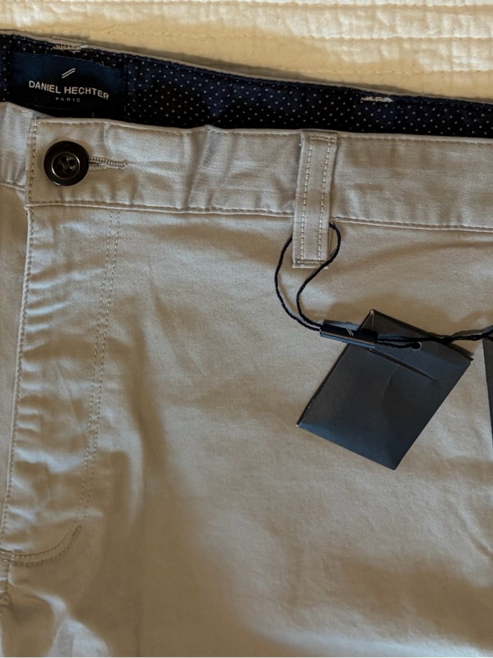 Daniel Hechter Light Khaki Straight Chinos
